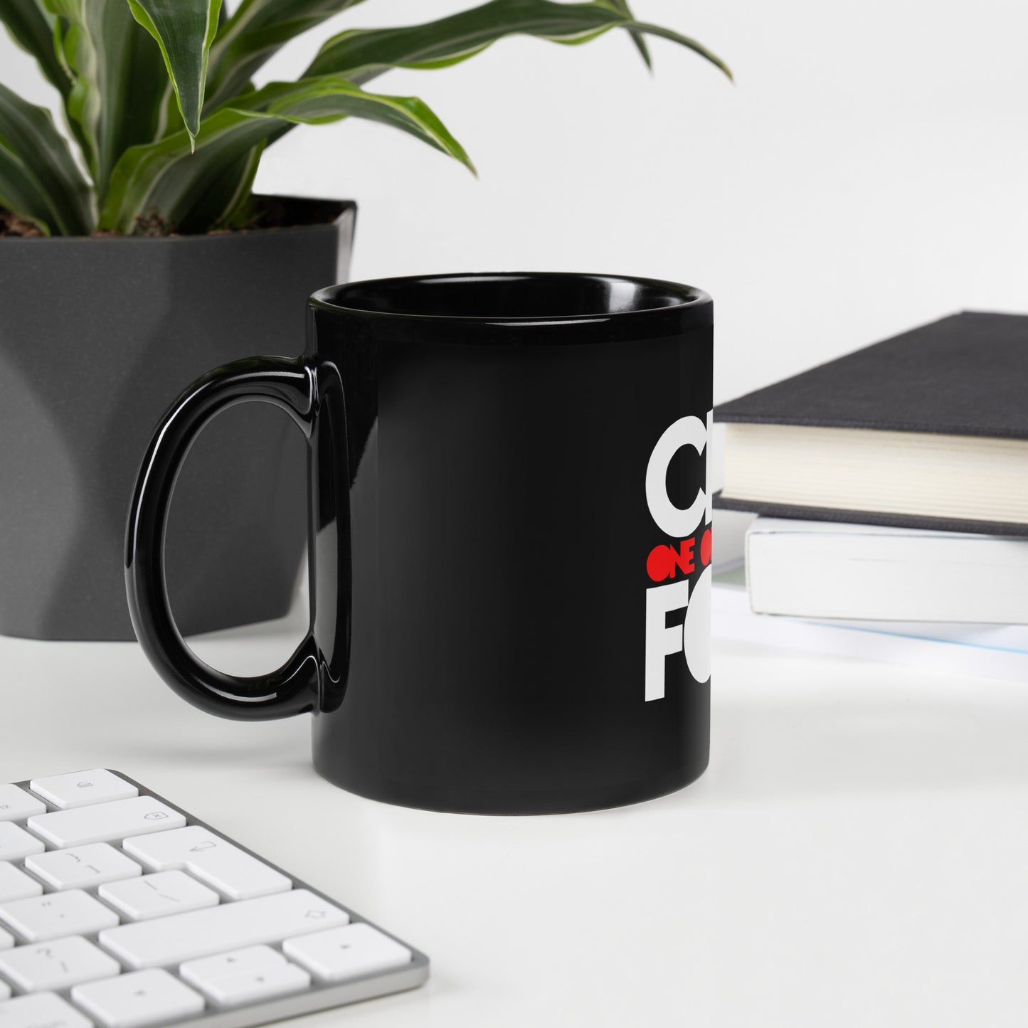 Crush40 Black Glossy Mug