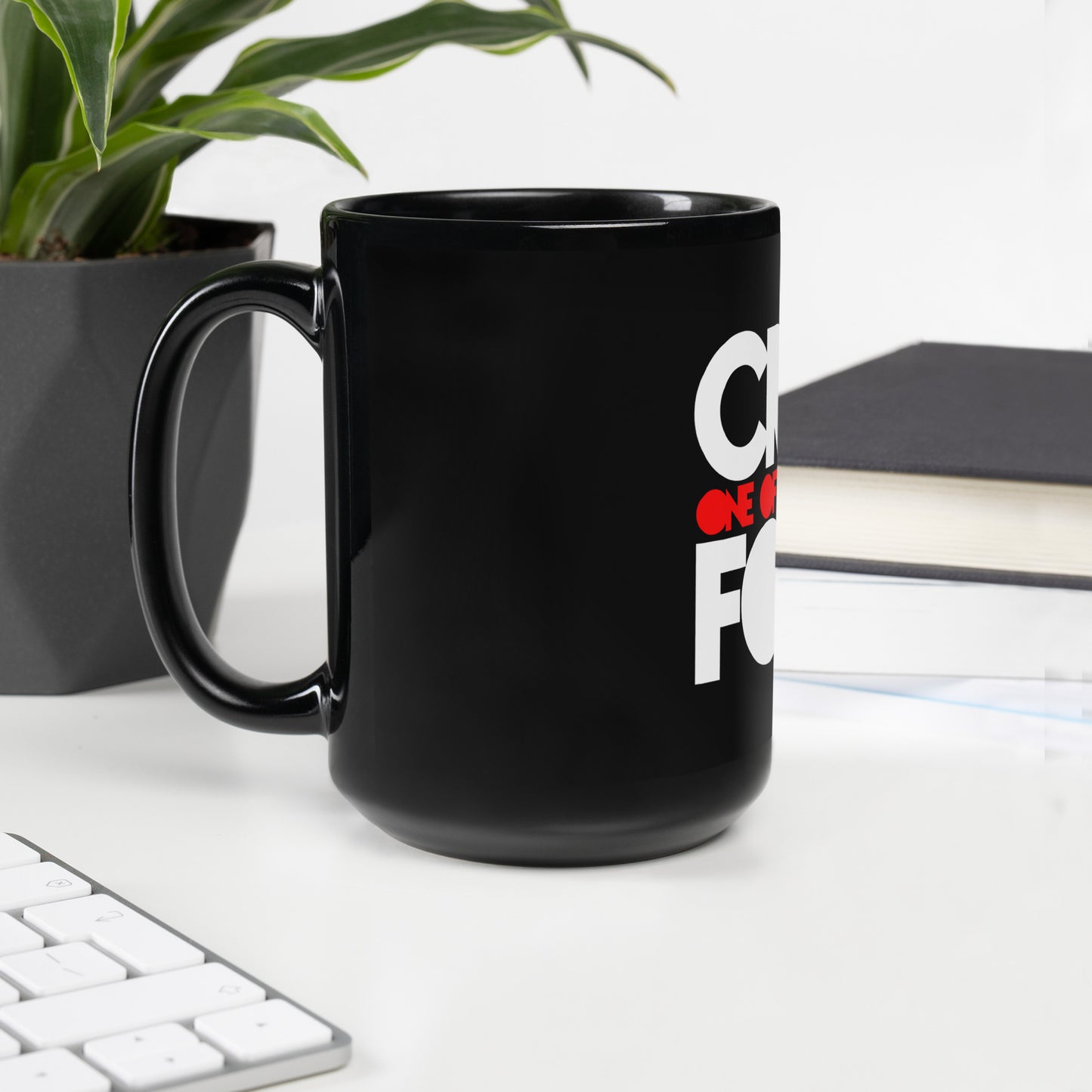 Crush40 Black Glossy Mug