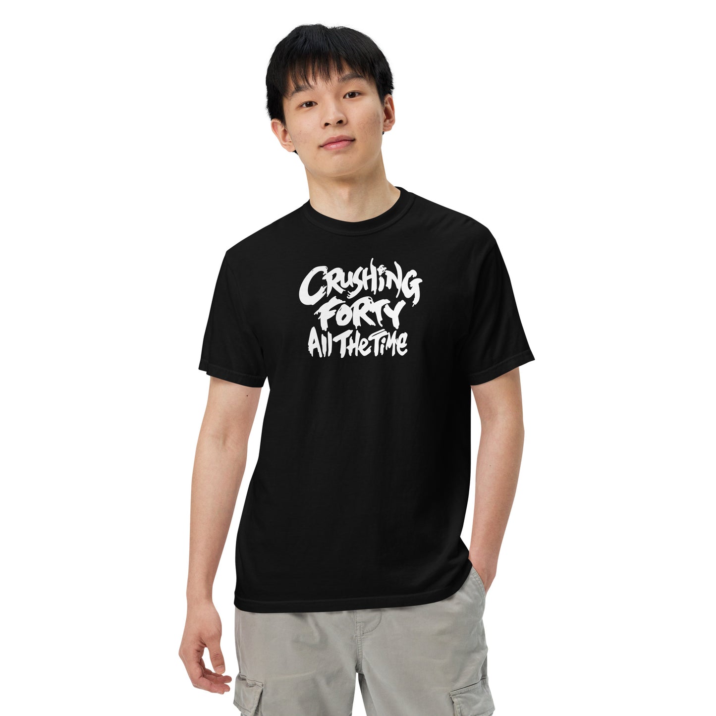 Crush40 Men’s Garment-dyed Heavyweight T-shirt