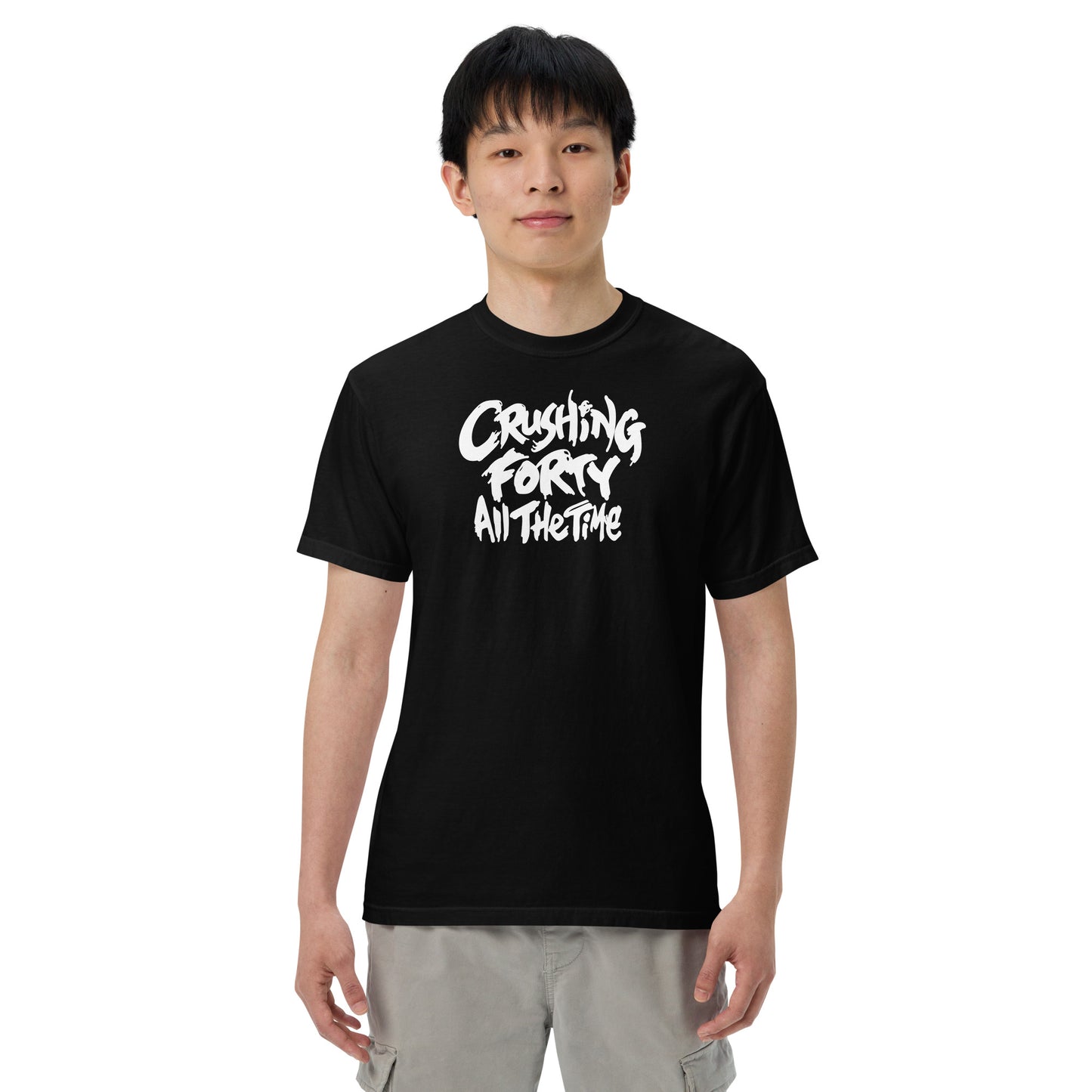 Crush40 Men’s Garment-dyed Heavyweight T-shirt