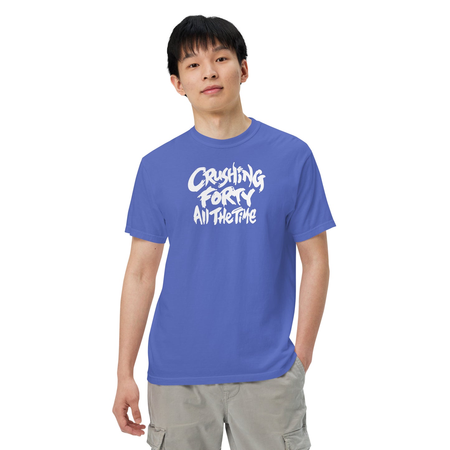 Crush40 Men’s Garment-dyed Heavyweight T-shirt