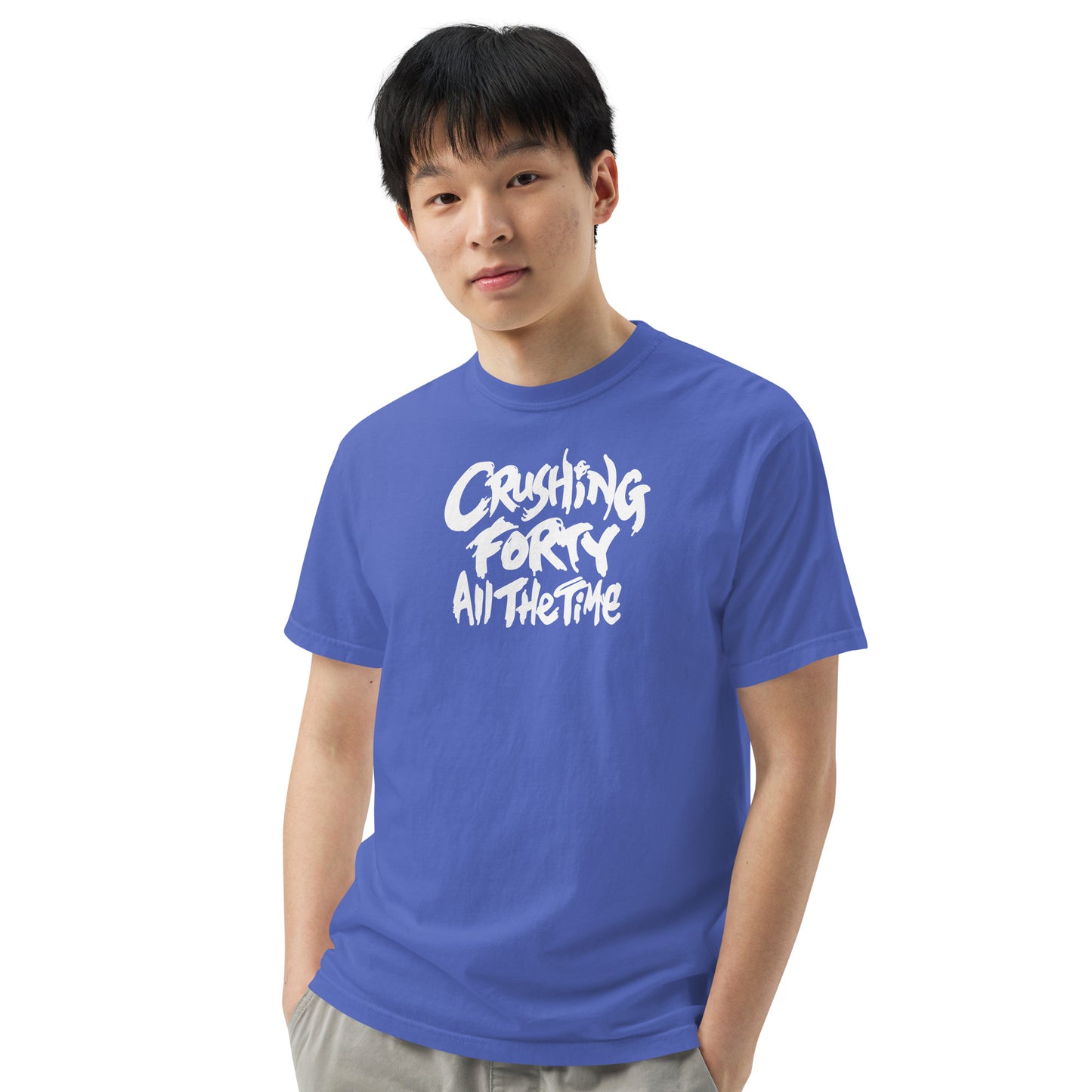 Crush40 Men’s Garment-dyed Heavyweight T-shirt