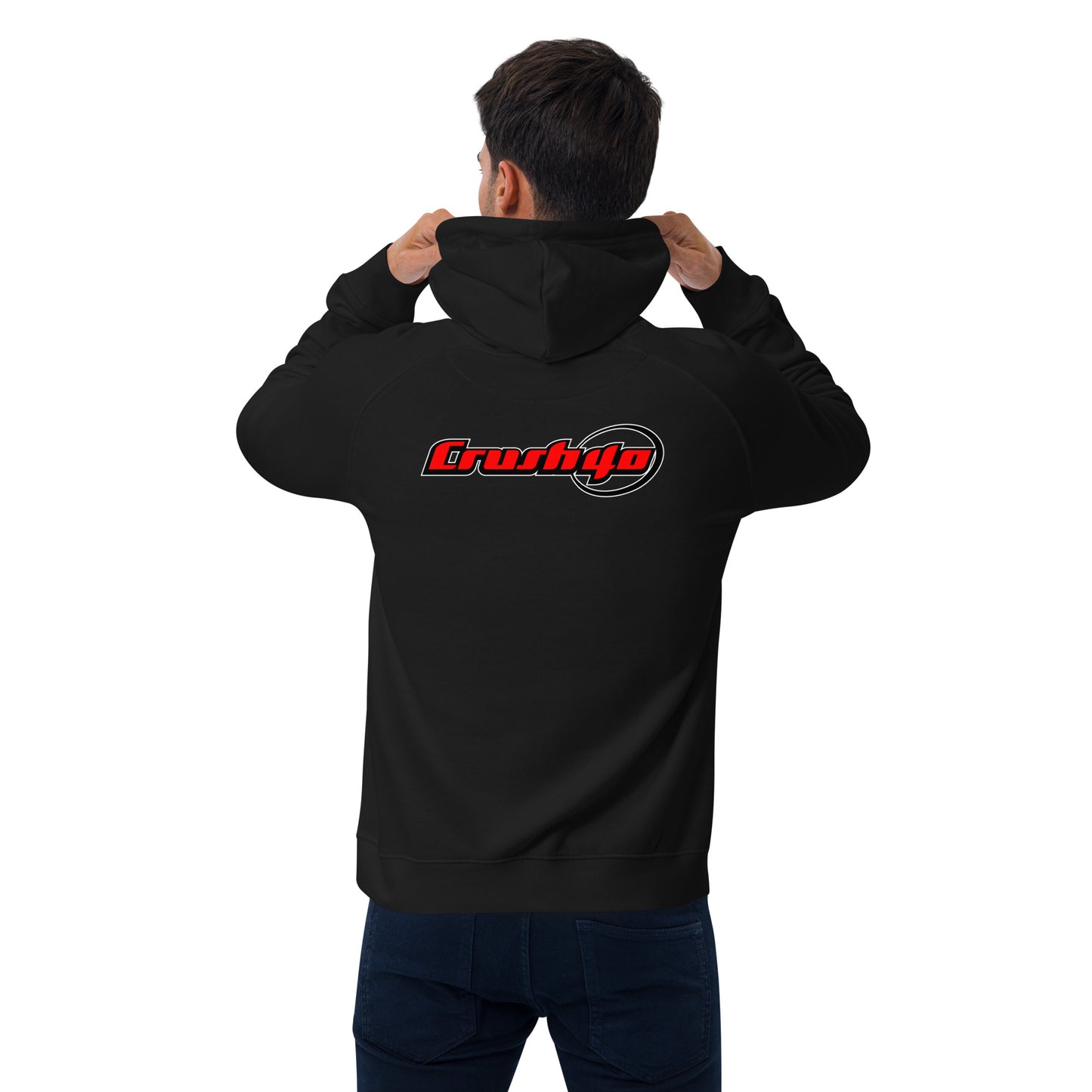 Crush40 Unisex Eco Raglan Hoodie