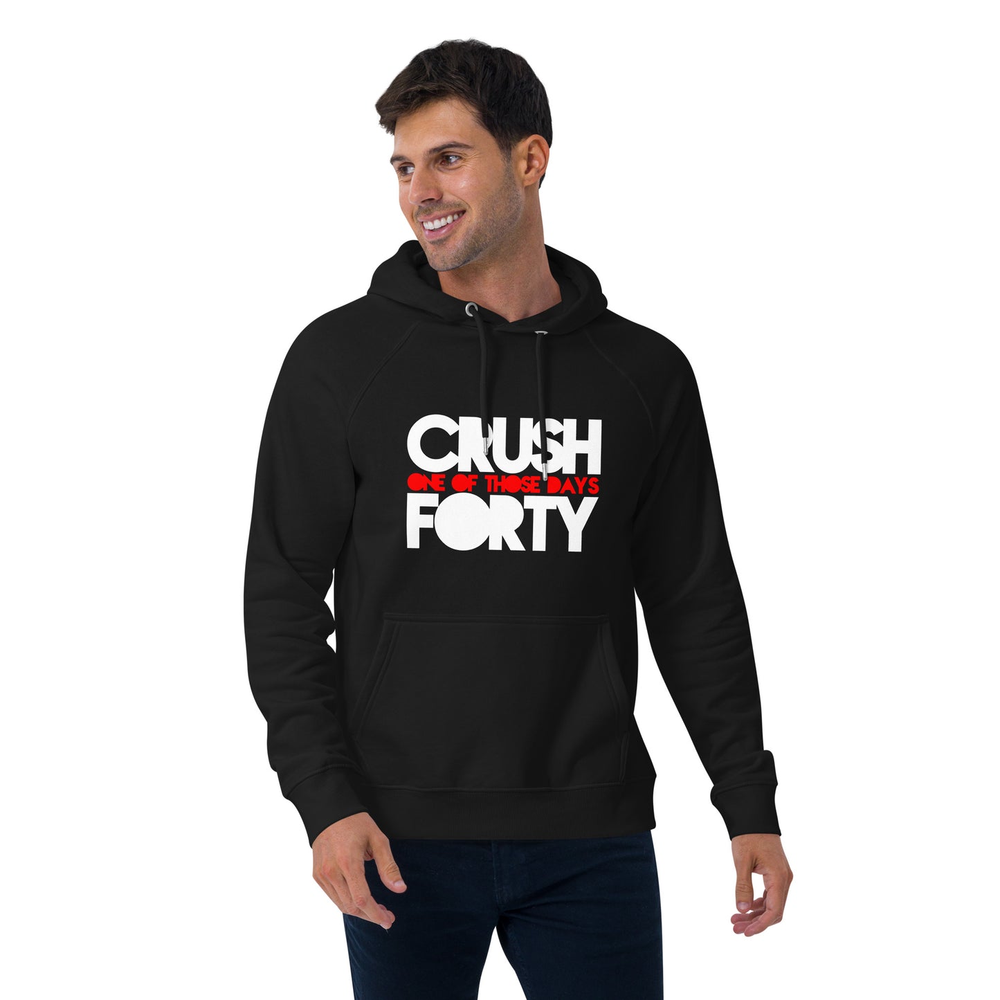 Crush40 Unisex Eco Raglan Hoodie