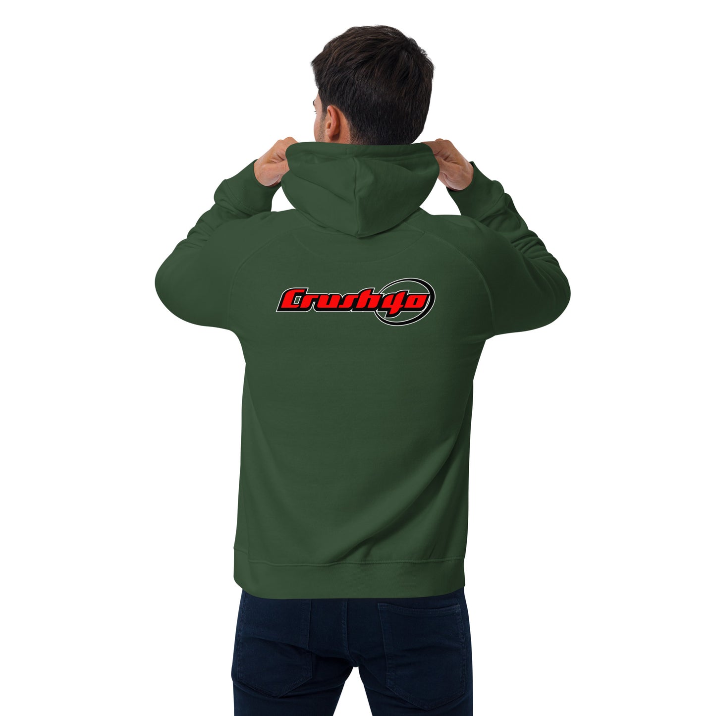 Crush40 Unisex Eco Raglan Hoodie