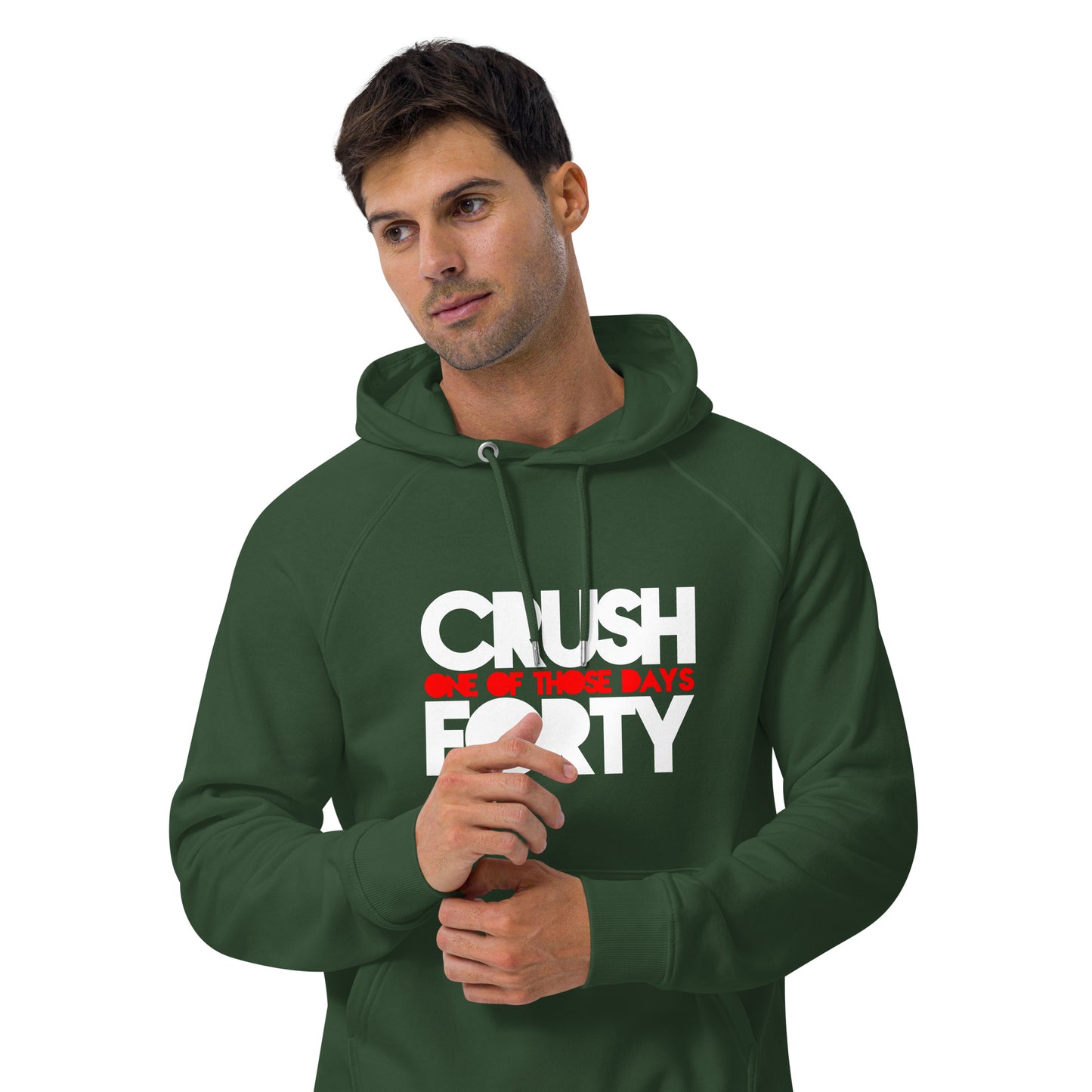 Crush40 Unisex Eco Raglan Hoodie