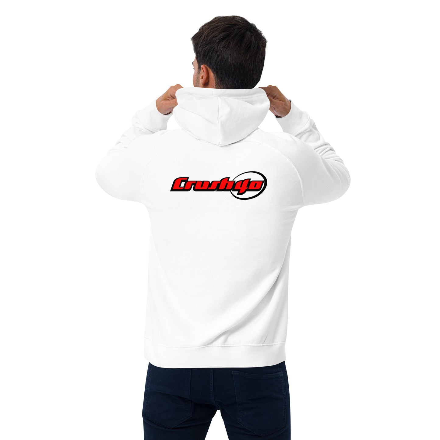 Crush40 Unisex Eco Raglan Hoodie