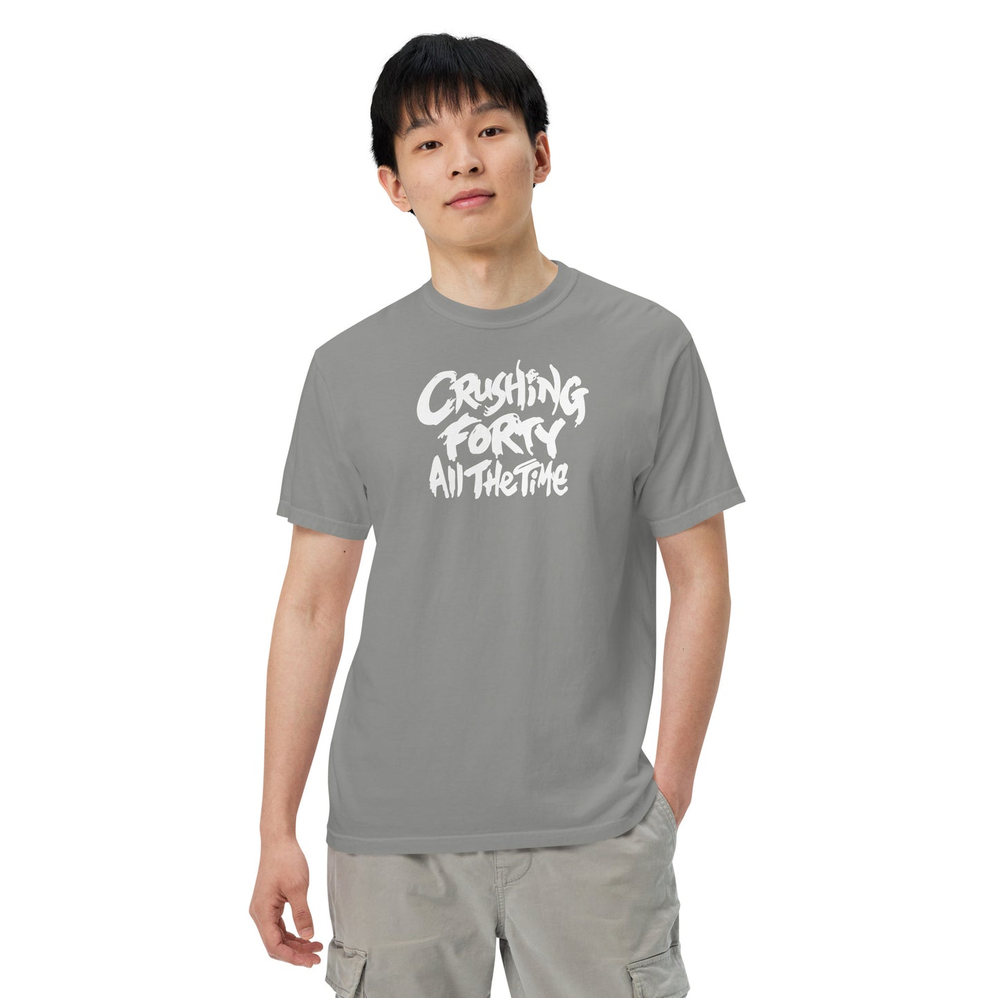 Crush40 Men’s Garment-dyed Heavyweight T-shirt
